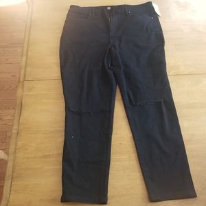 Ricki's High Rise Jegging. Black Size 10